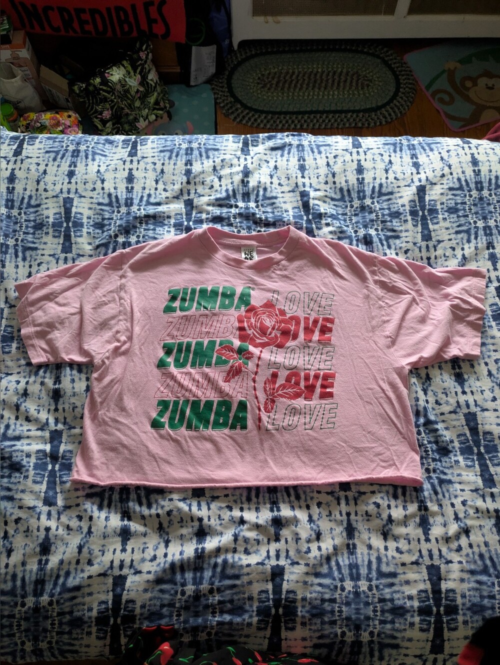 Zumba Fitness Pink Graphic Tshirt